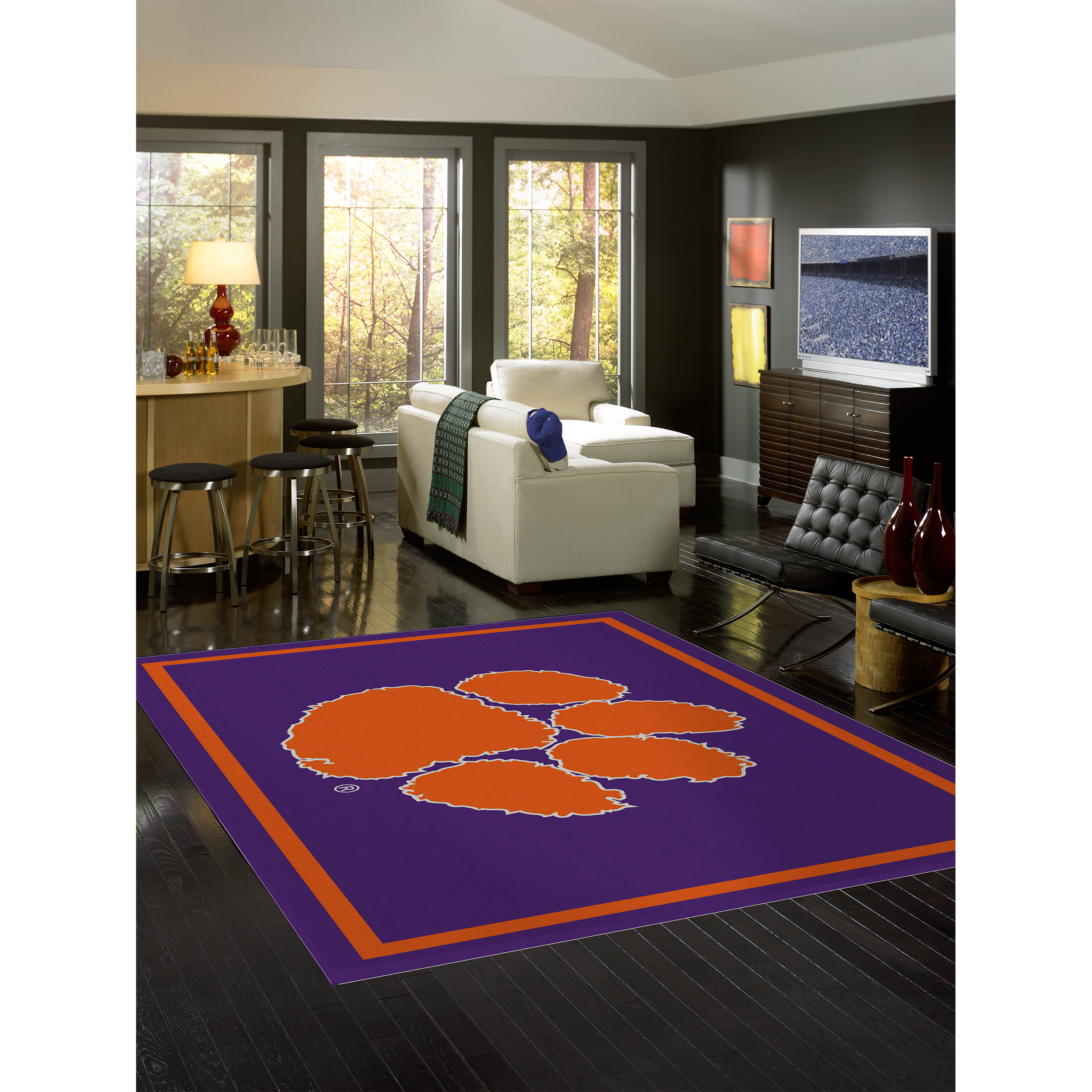 Clemson Tigers 4 X 6 SPIRIT Rug