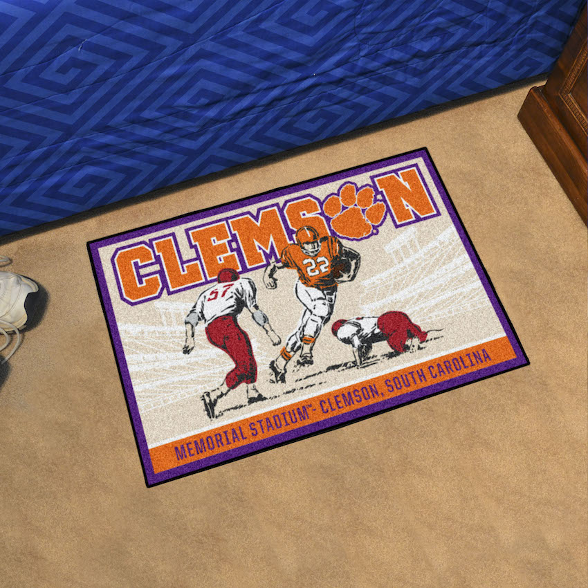 Clemson Tigers 20 x 30 TICKET Starter Floor Mat