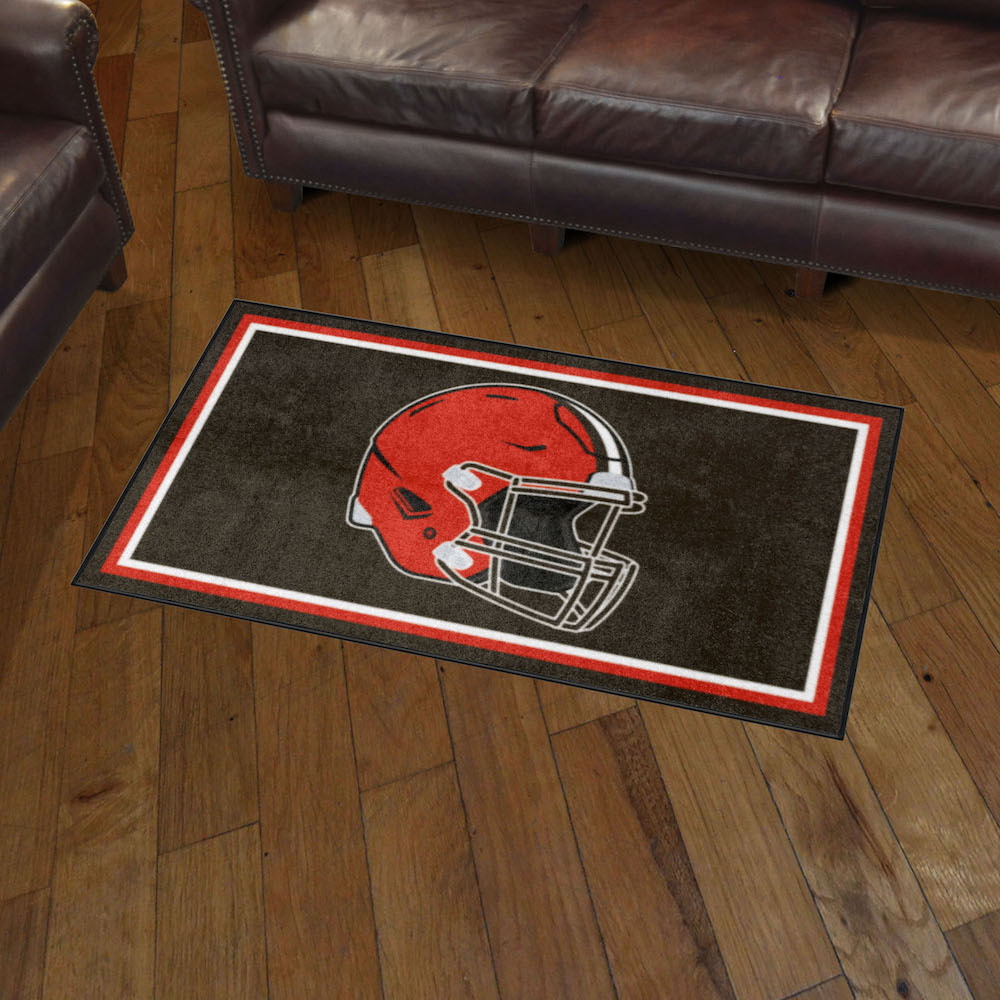 Cleveland Browns 3x5 Area Rug - Helmet Logo