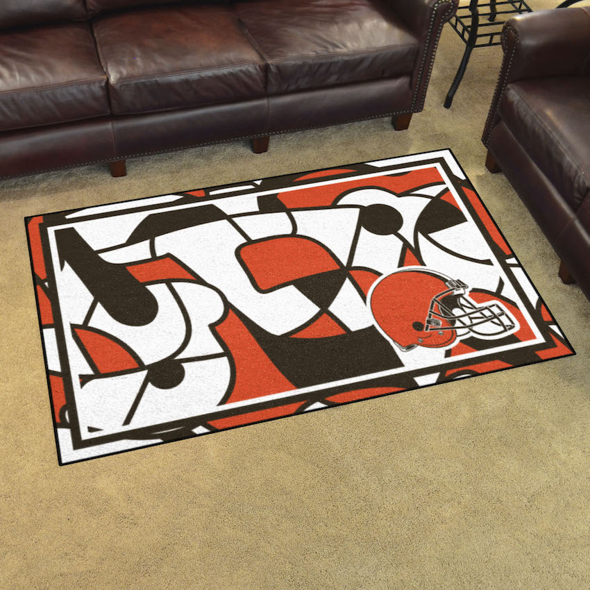 Cleveland Browns 4x6 Quick Snap Area Rug