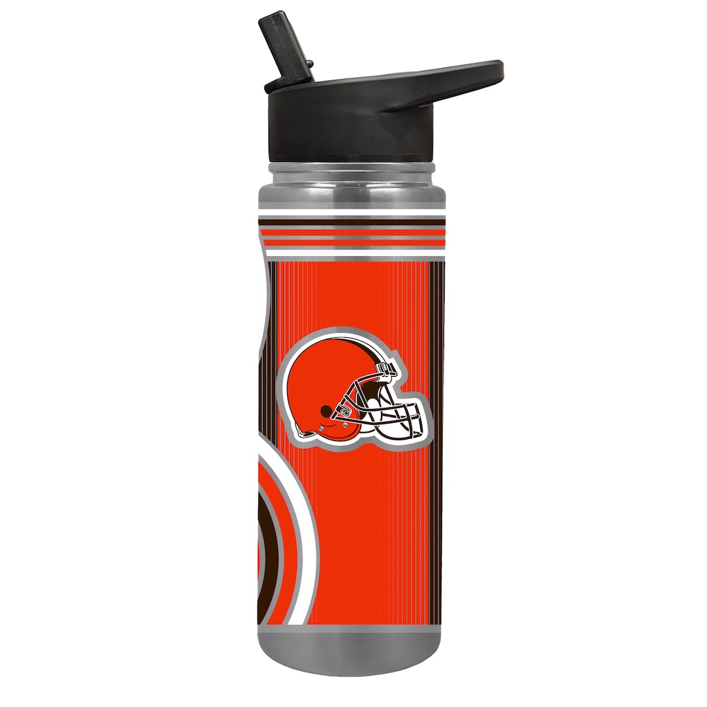 Cleveland Browns Stainless Steel Water Bottle With Wrap