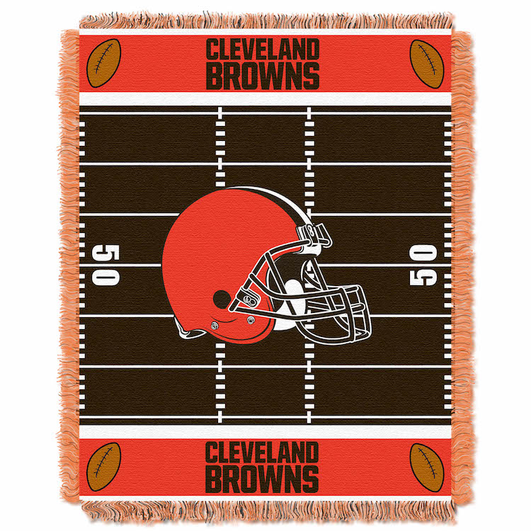 Cleveland Browns Woven Baby Blanket 36 x 48