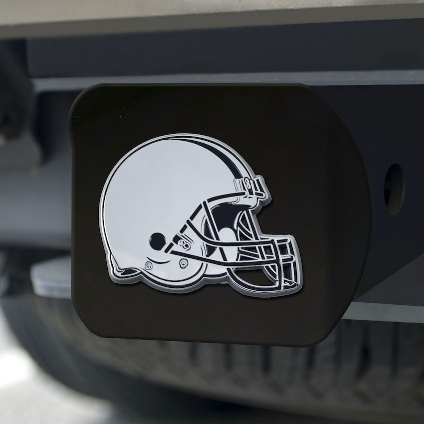 Cleveland Browns BLACK Trailer Hitch Cover