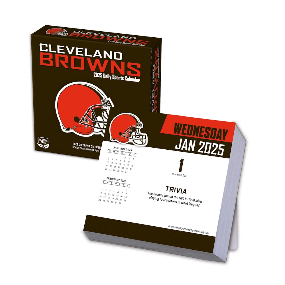 Cleveland Browns 2025 NFL Page-A-Day Box Calendar