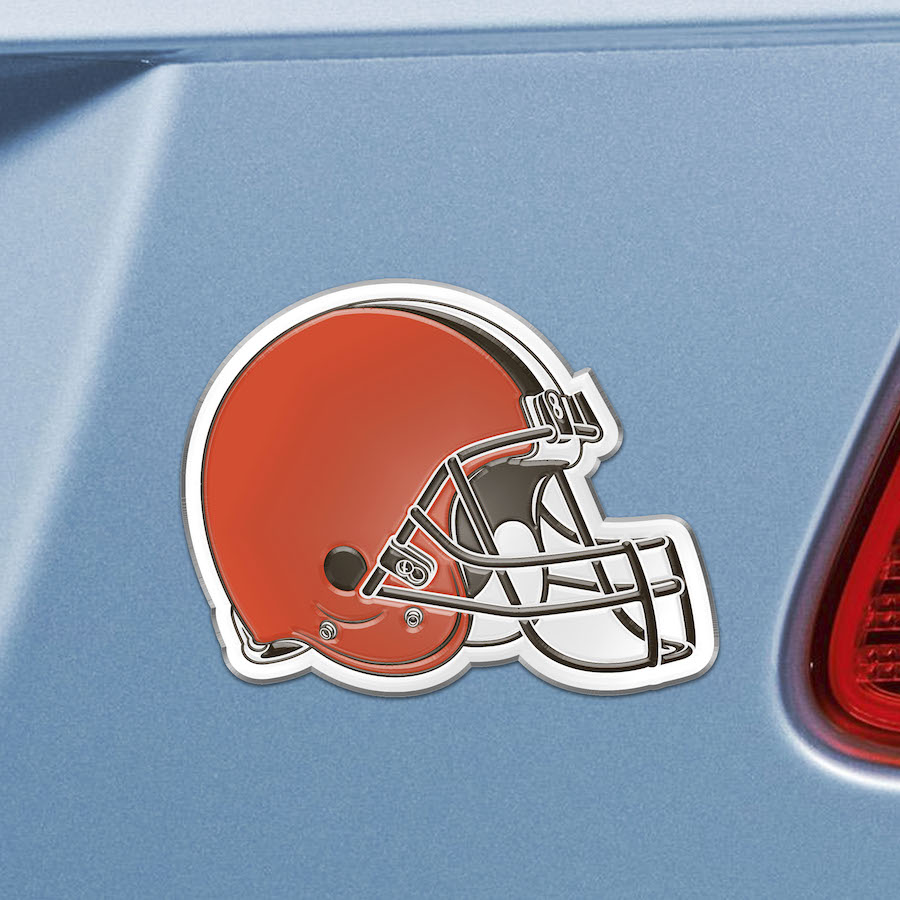 Cleveland Browns Color Metal Auto Emblem