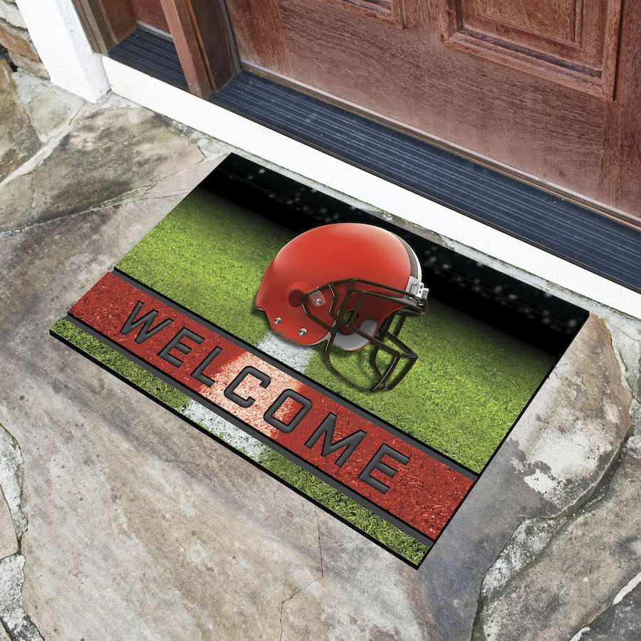 Cleveland Browns Recycled Crumb Rubber Door Mat