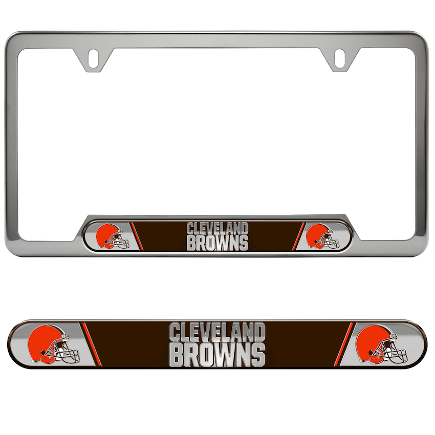 Cleveland Browns Embossed License Plate Frame