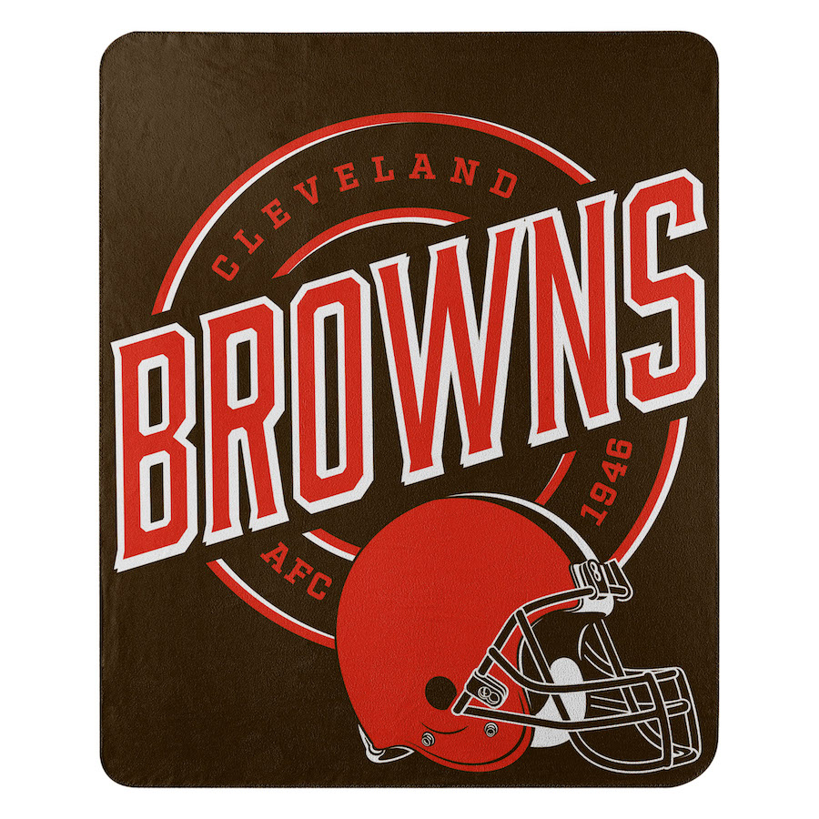 Cleveland Browns Fleece Throw Blanket 50 x 60