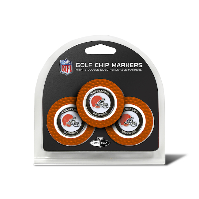 Cleveland Browns 3 Pack Golf Chips