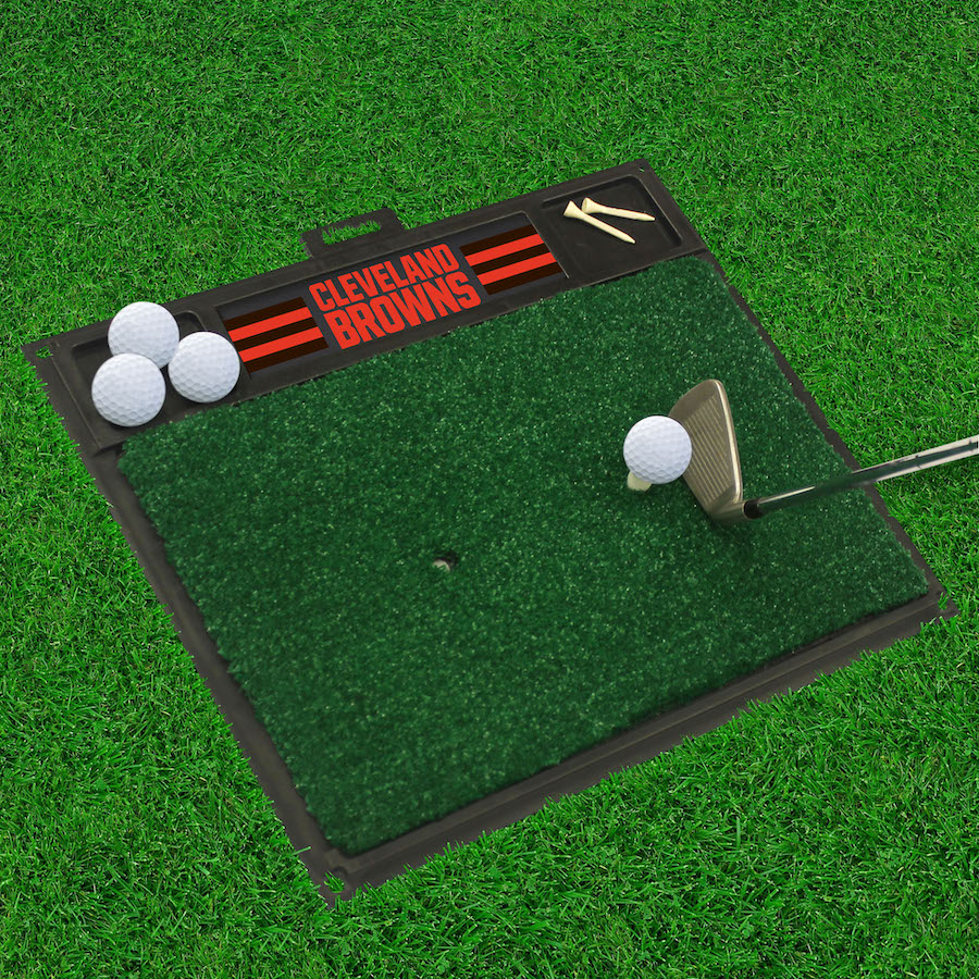 Cleveland Browns Golf Hitting Mat