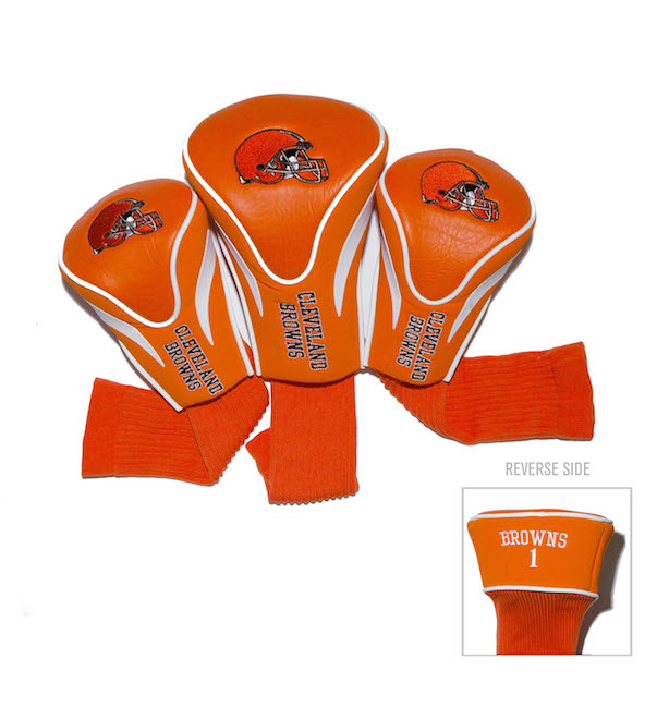 Cleveland Browns 3 Pack Contour Headcovers