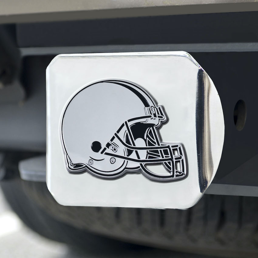 Cleveland Browns Chrome Trailer Hitch Cover