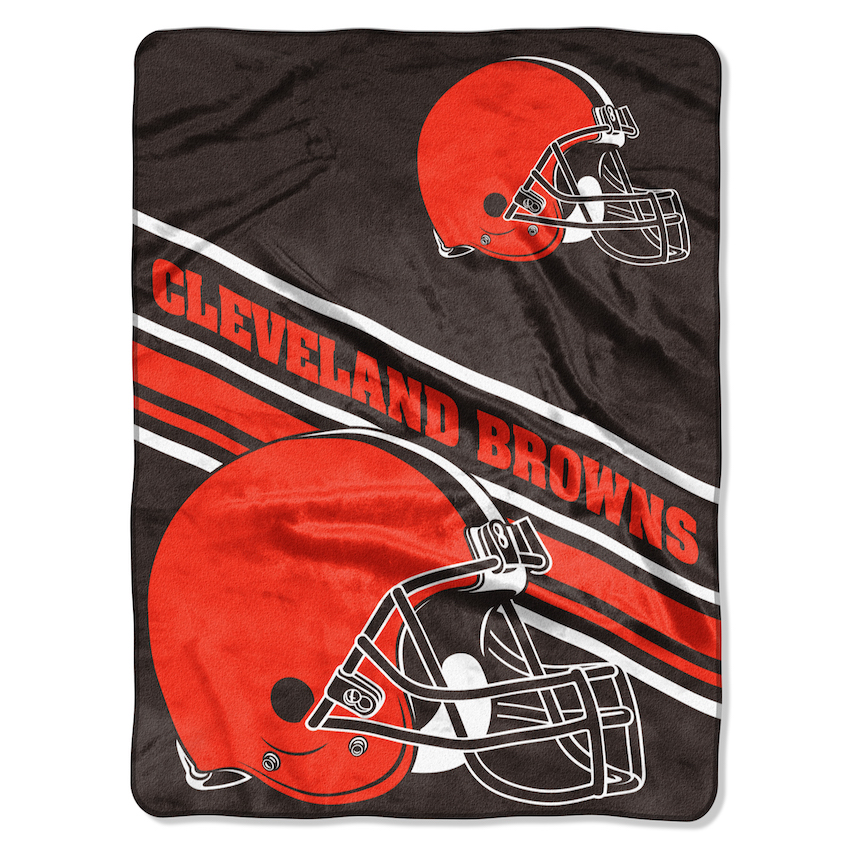 Cleveland Browns Large Plush Fleece Raschel Blanket 60 x ...