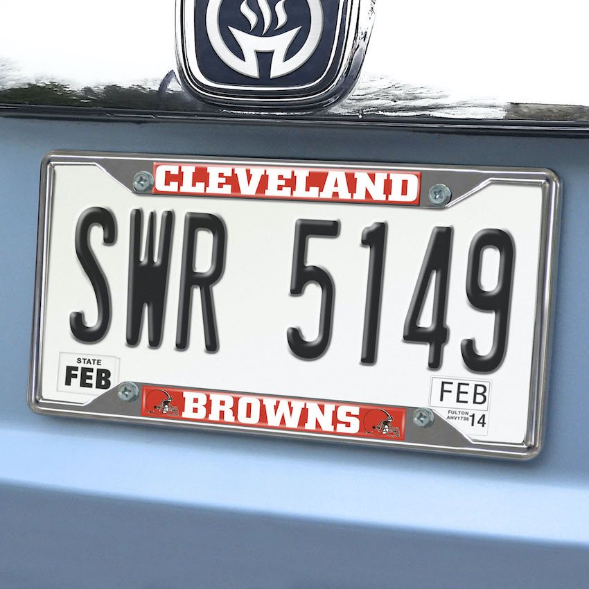 Cleveland Browns License Plate Frame