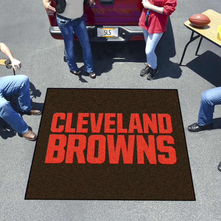 Cleveland Browns TAILGATER 60 x 72 Rug - Logo