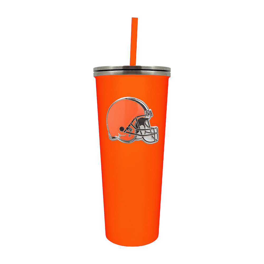 Cleveland Browns 24 oz Team Color Skinny Tumbler