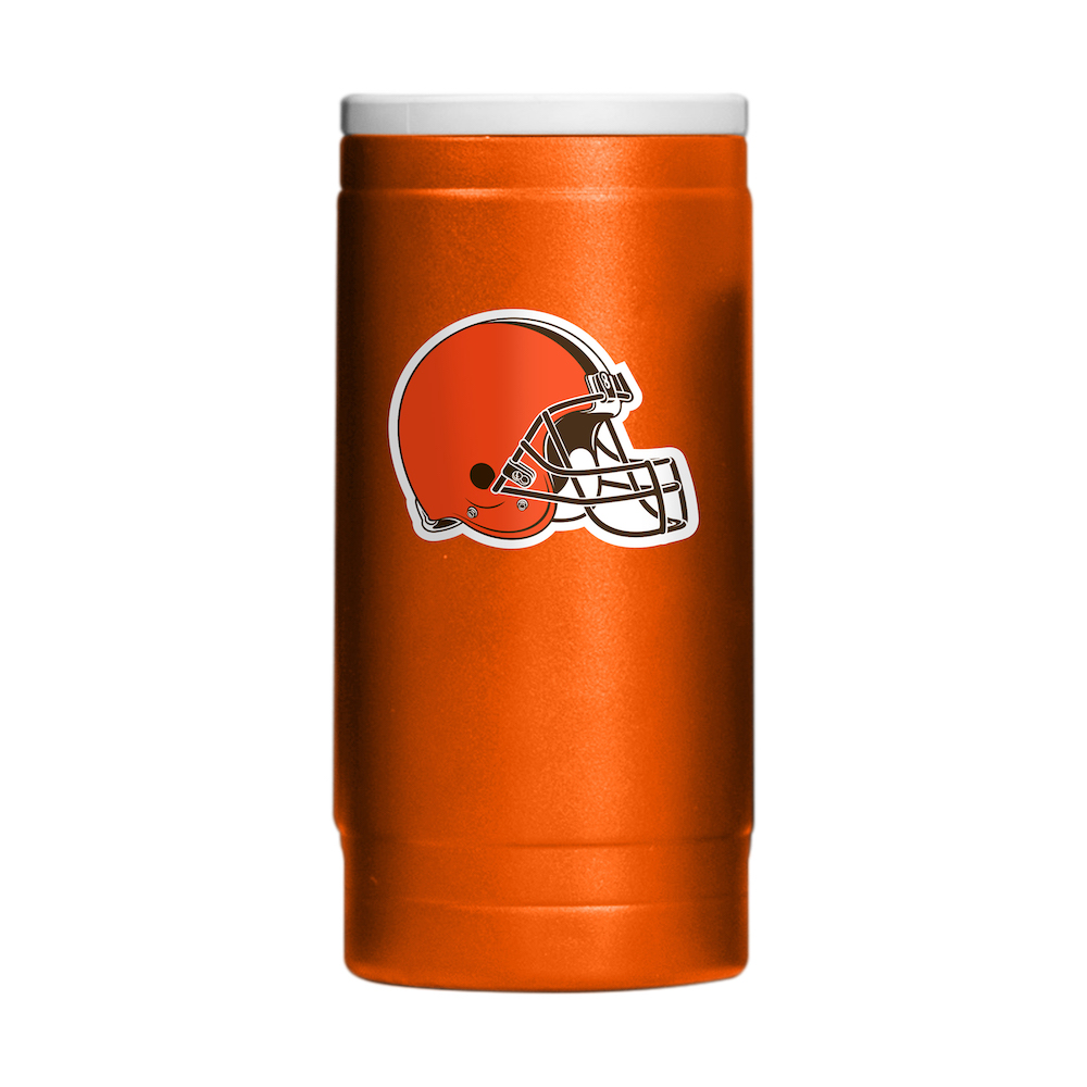 Cleveland Browns Powder Coated 12 oz. Slim Can Coolie