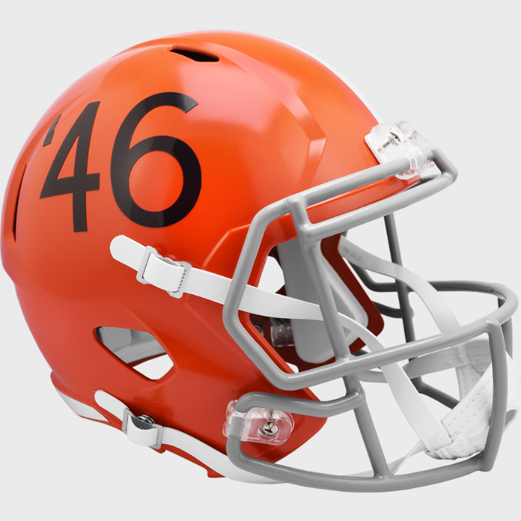 Cleveland Browns Speed Replica THROWBACK Football Helmet 1946