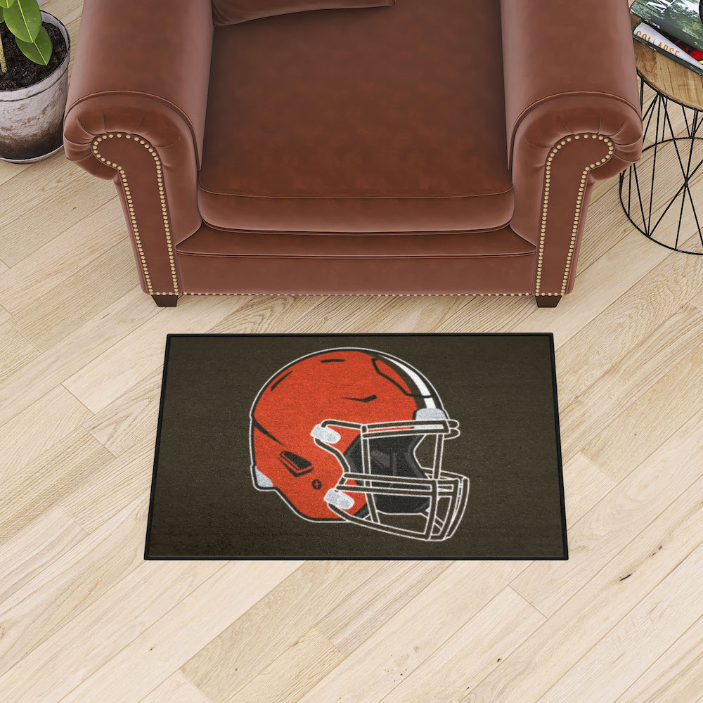 Cleveland Browns 20 x 30 STARTER Floor Mat - Helmet Logo