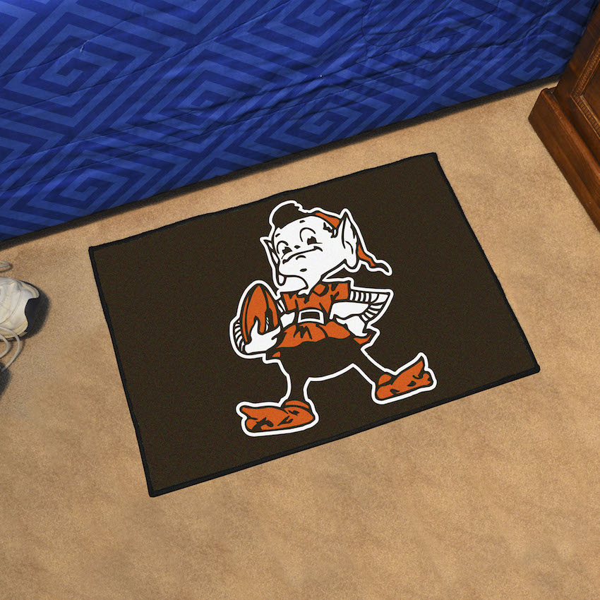 Cleveland Browns Vintage 20 x 30 STARTER Floor Mat - Throwback Logo