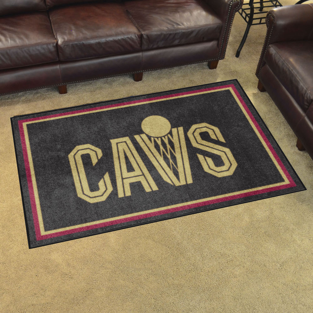 Cleveland Cavaliers 4x6 Area Rug - 2nd Logo