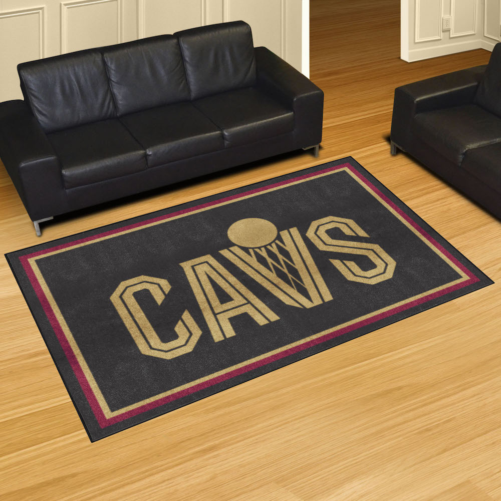 Cleveland Cavaliers 5x8 Area Rug - 2nd Logo