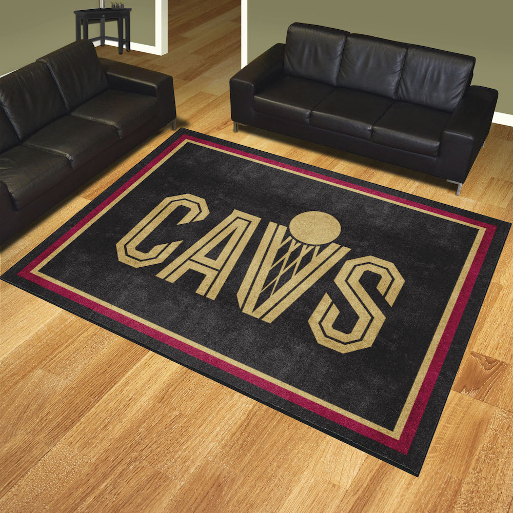 Cleveland Cavaliers Ultra Plush 8x10 Area Rug - 2nd Logo