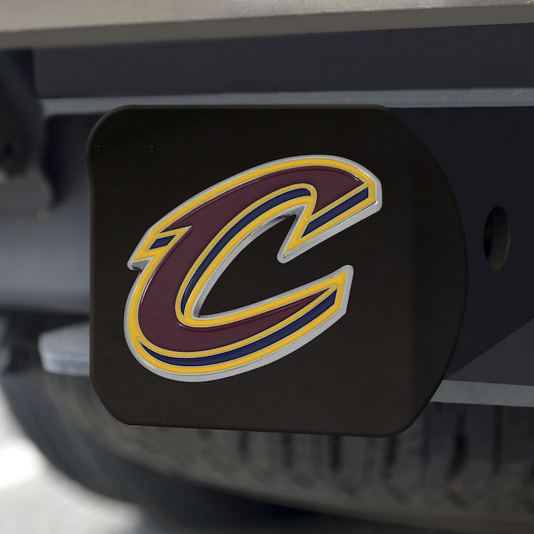 Cleveland Cavaliers Black and Color Trailer Hitch Cover