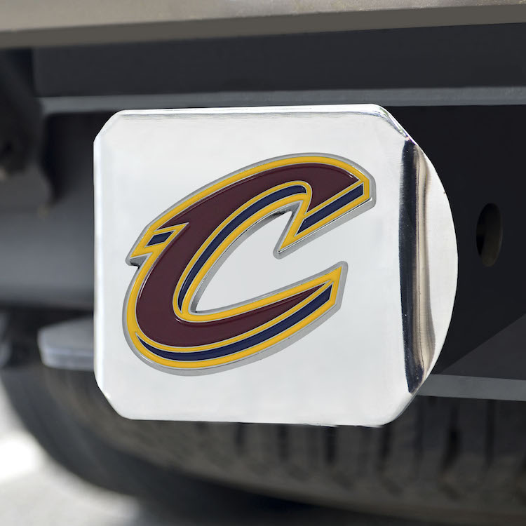 Cleveland Cavaliers Color Chrome Trailer Hitch Cover
