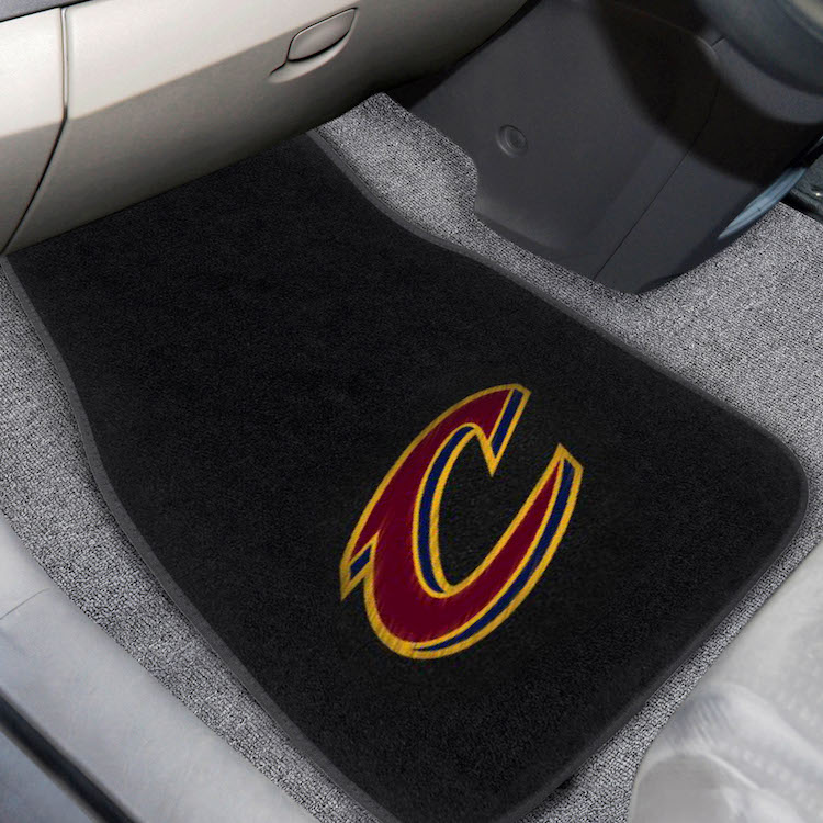 Cleveland Cavaliers Car Floor Mats 17 x 26 Embroidered Pair