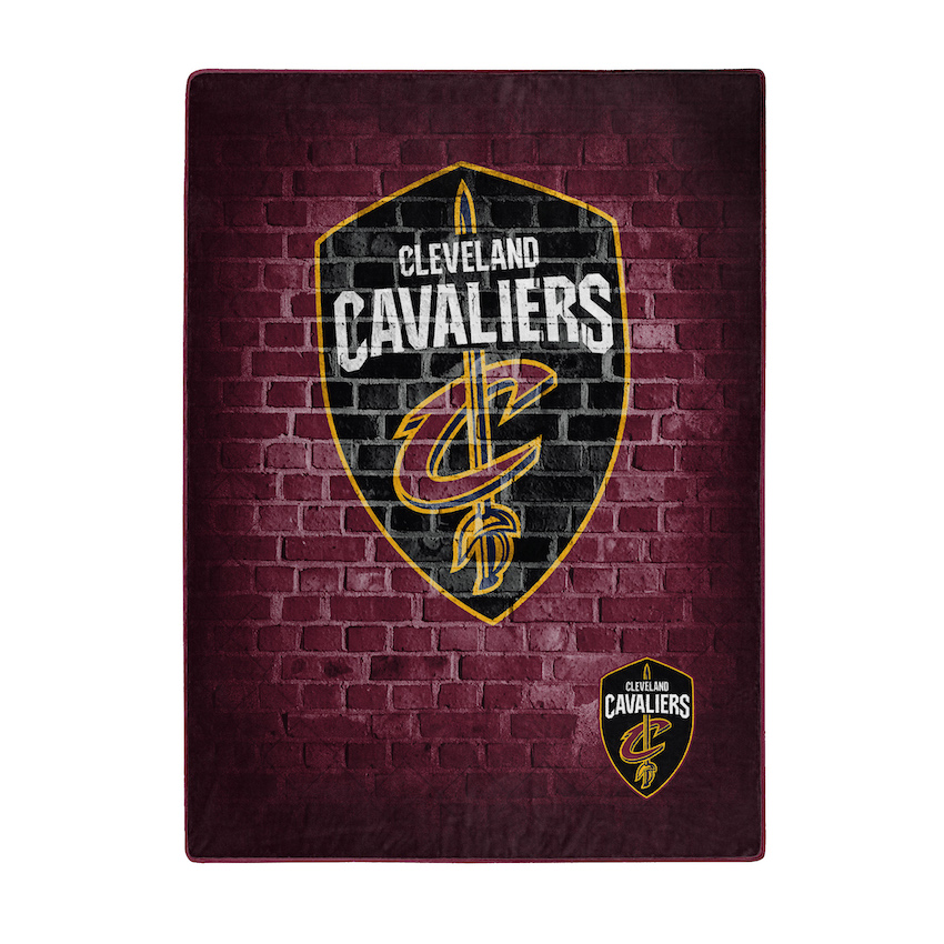 Cleveland Cavaliers Large Plush Fleece Raschel Blanket 60 X 80 Shadow Series Buy At Khc Sports