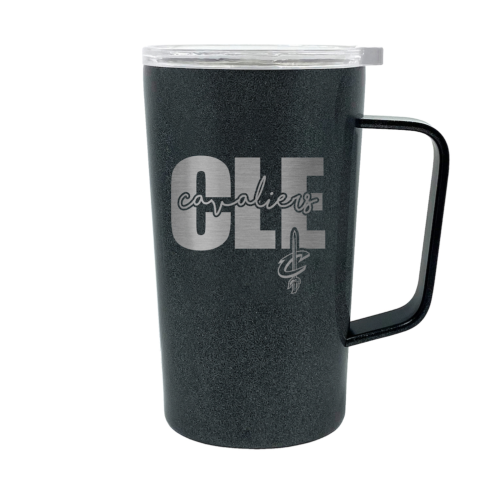 Cleveland Cavaliers 18 oz HUSTLE Travel Mug - ONYX