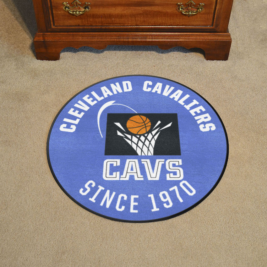 Cleveland Cavaliers Vintage Roundel Mat - Throwback Logo