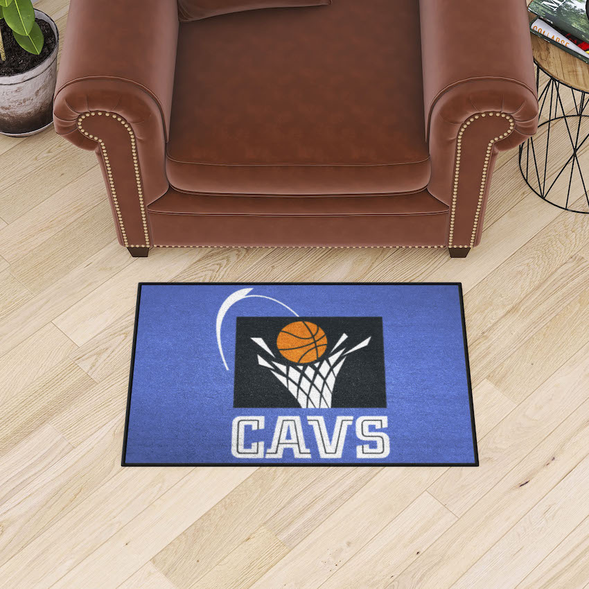 Cleveland Cavaliers Vintage 20 x 30 STARTER Floor Mat - Throwback Logo