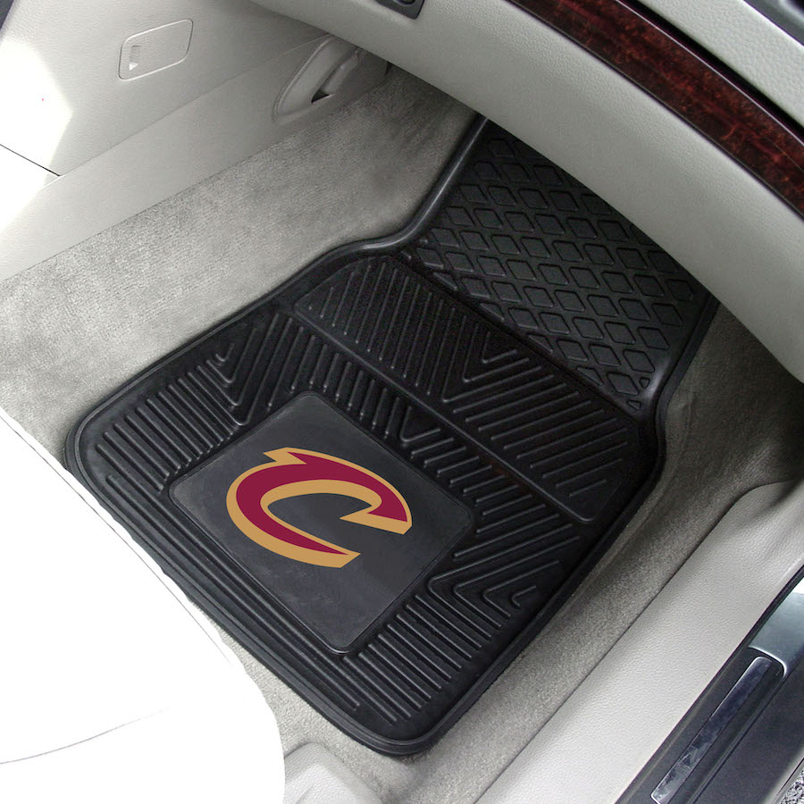 Cleveland Cavaliers Car Floor Mats 18 x 27 Heavy Duty Vinyl Pair