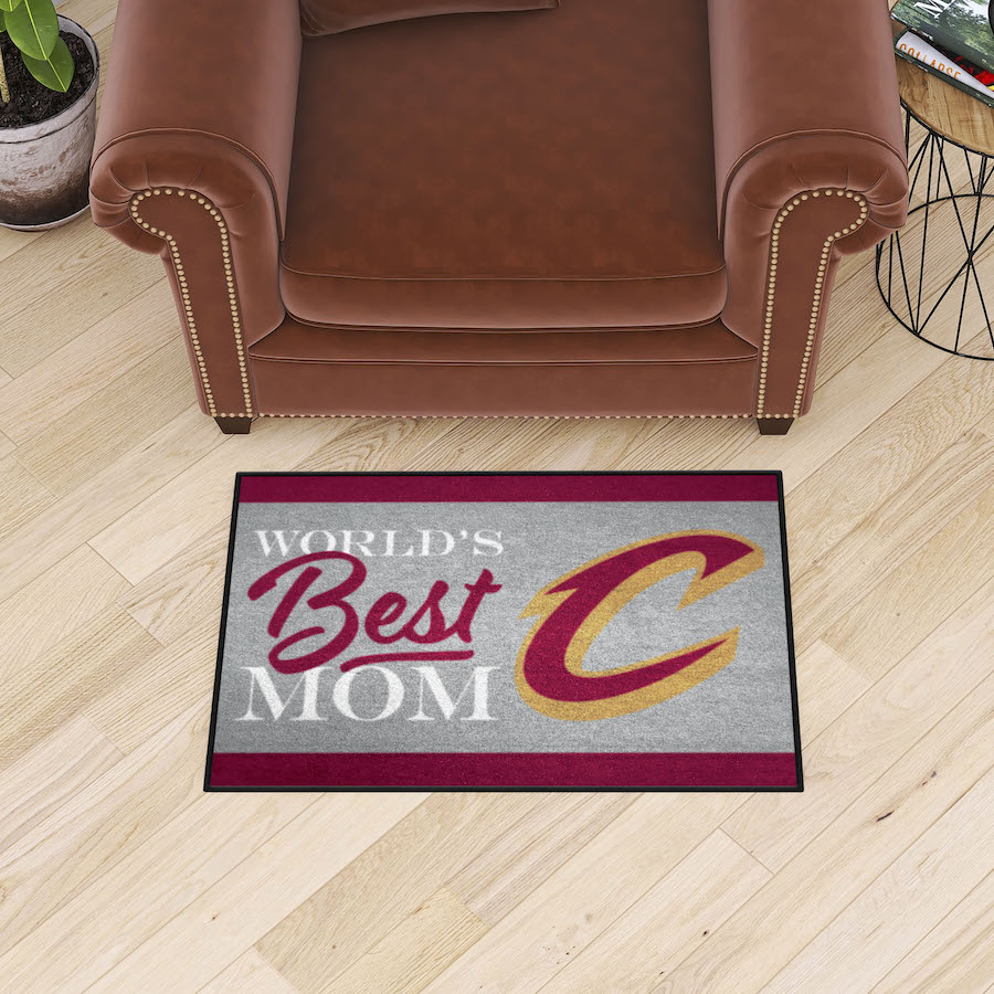 Cleveland Cavaliers 20 x 30 WORLDS BEST MOM Floor Mat