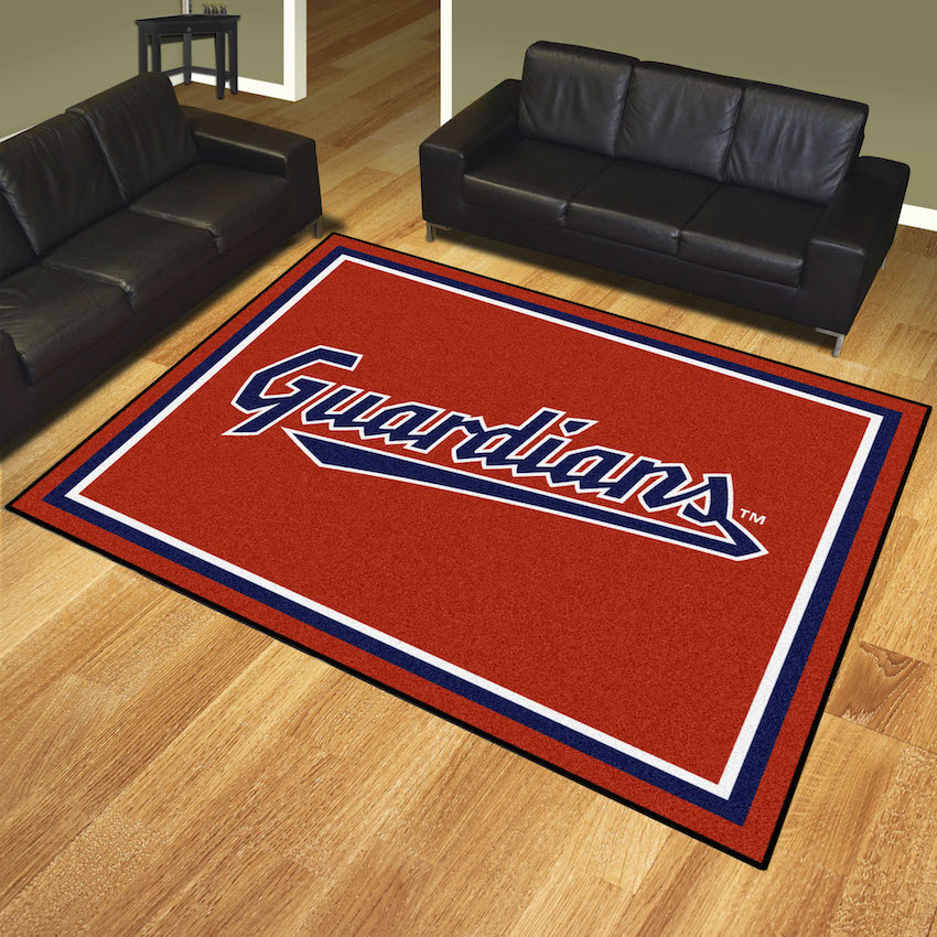 Cleveland Guardians ALT LOGO Ultra Plush 8x10 Area Rug