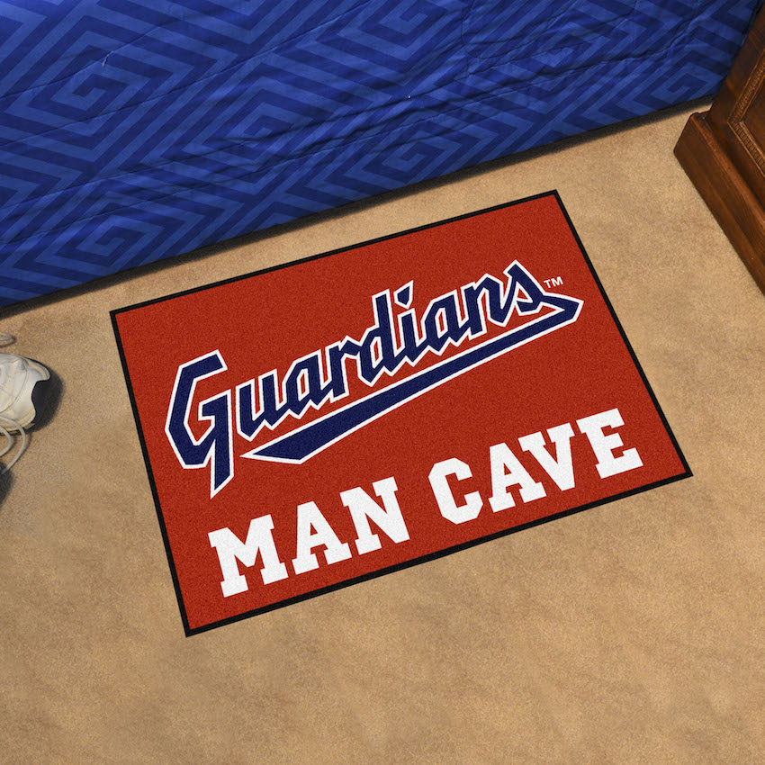 Cleveland Guardians ALT LOGO MAN CAVE 20 x 30 STARTER Floor Mat