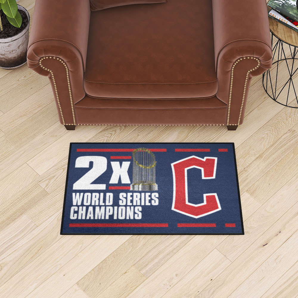 Cleveland Guardians DYNASTY Floor Mat - 20 x 30 inch Starter style