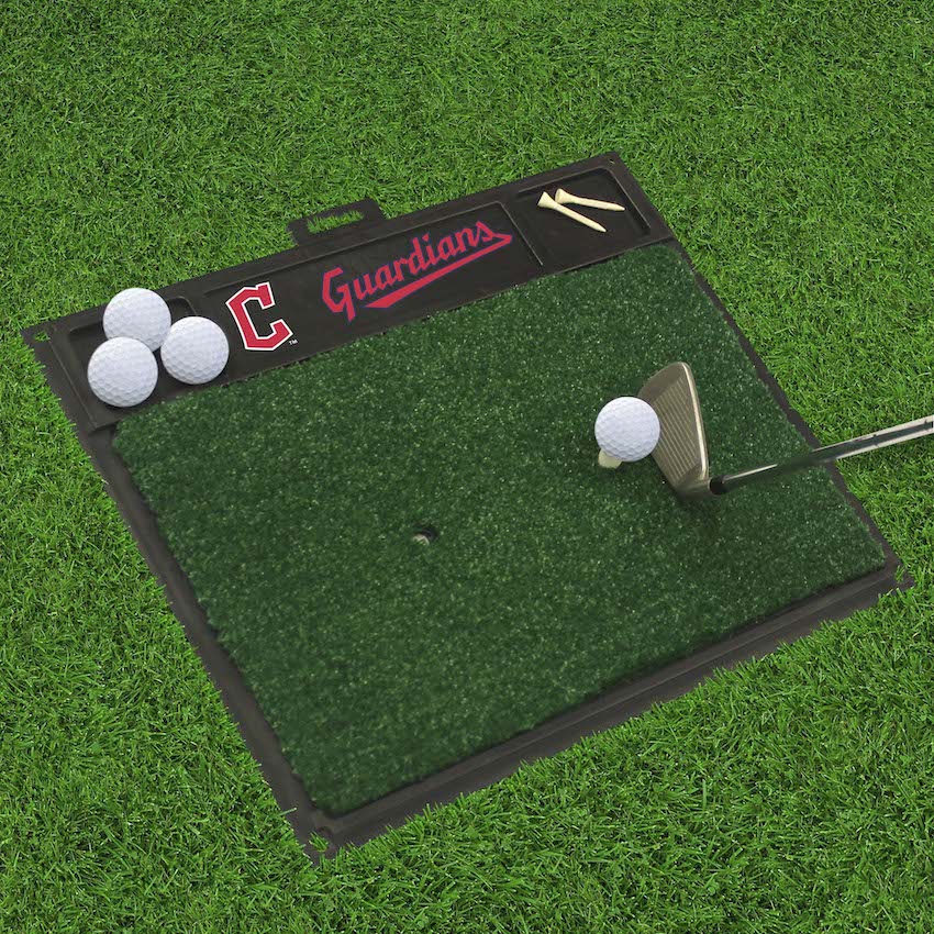 Cleveland Guardians Golf Hitting Mat