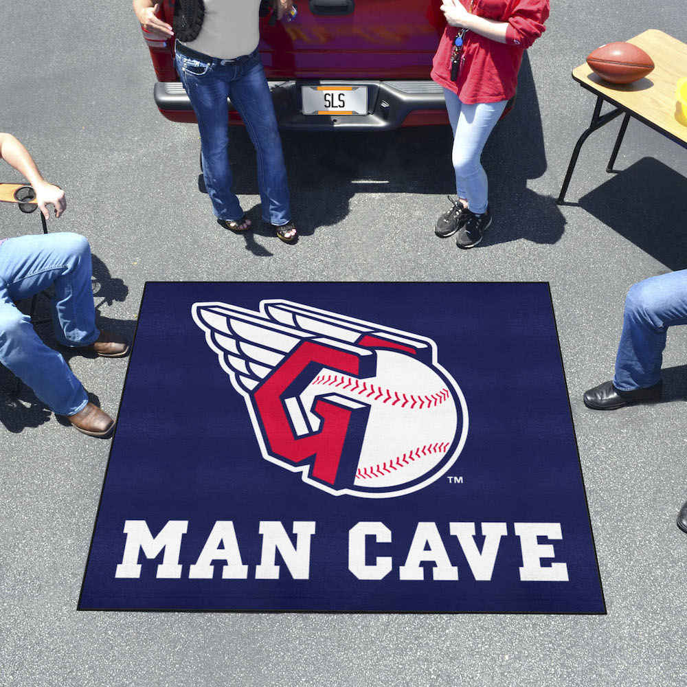 Cleveland Guardians MAN CAVE TAILGATER 60 x 72 Rug