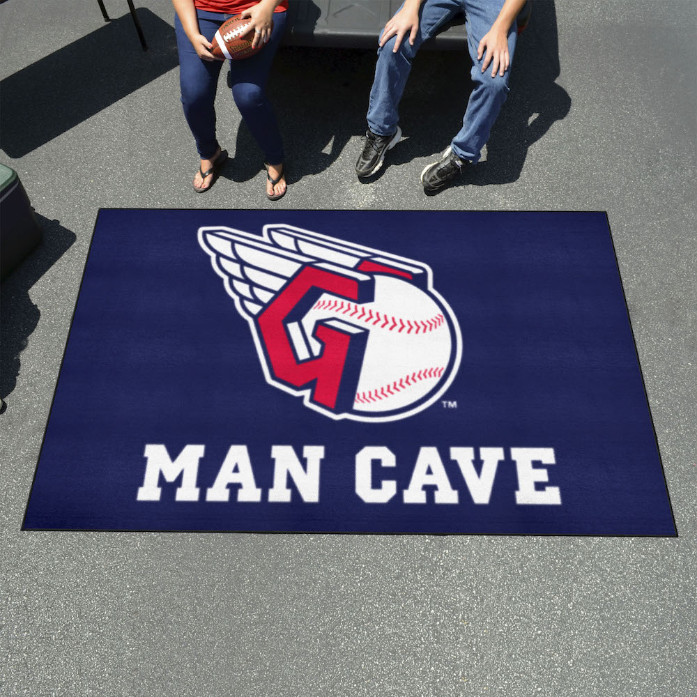 Cleveland Guardians UTILI-MAT 60 x 96 MAN CAVE Rug