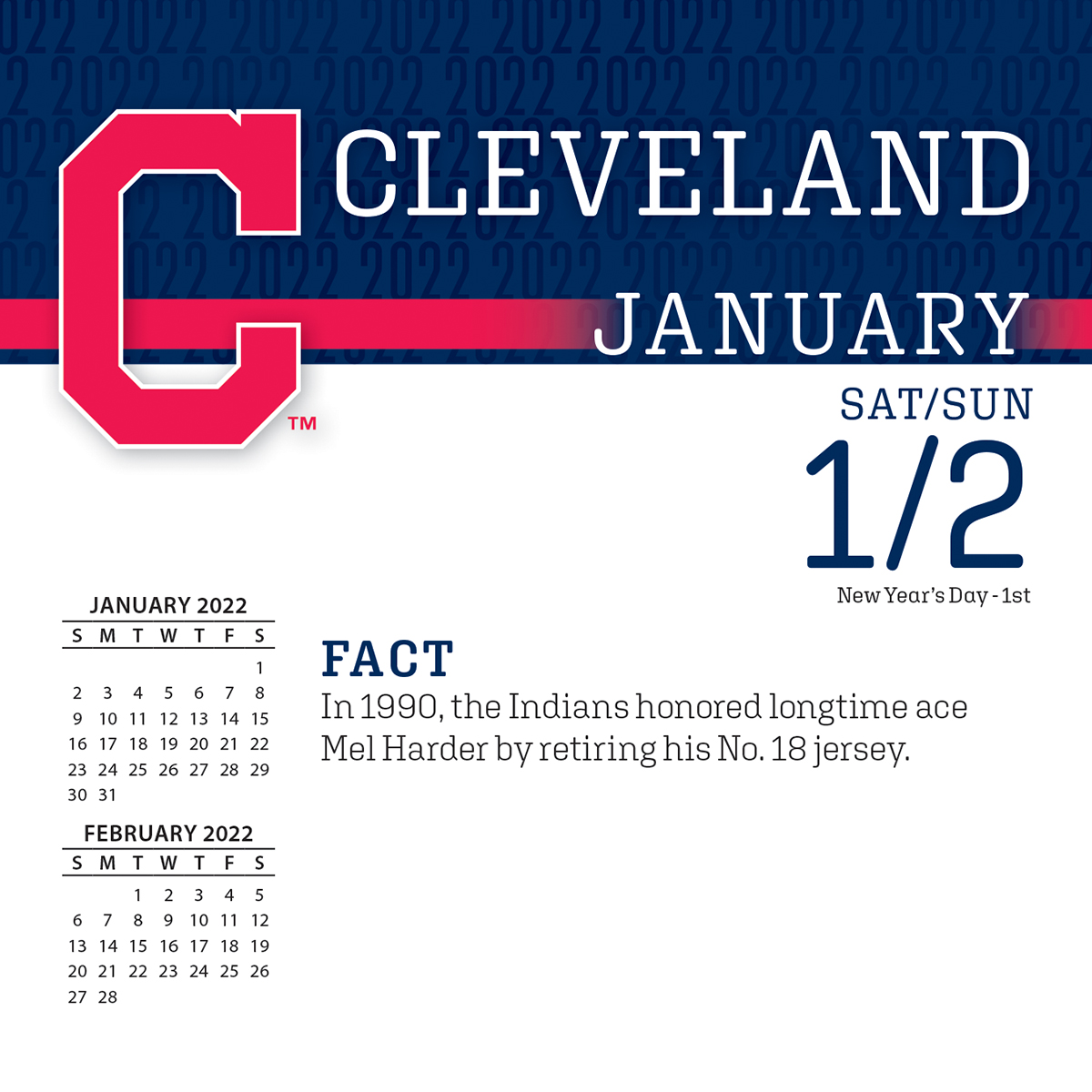 Cleveland Guardians 2025 MLB Page-A-Day Box Calendar