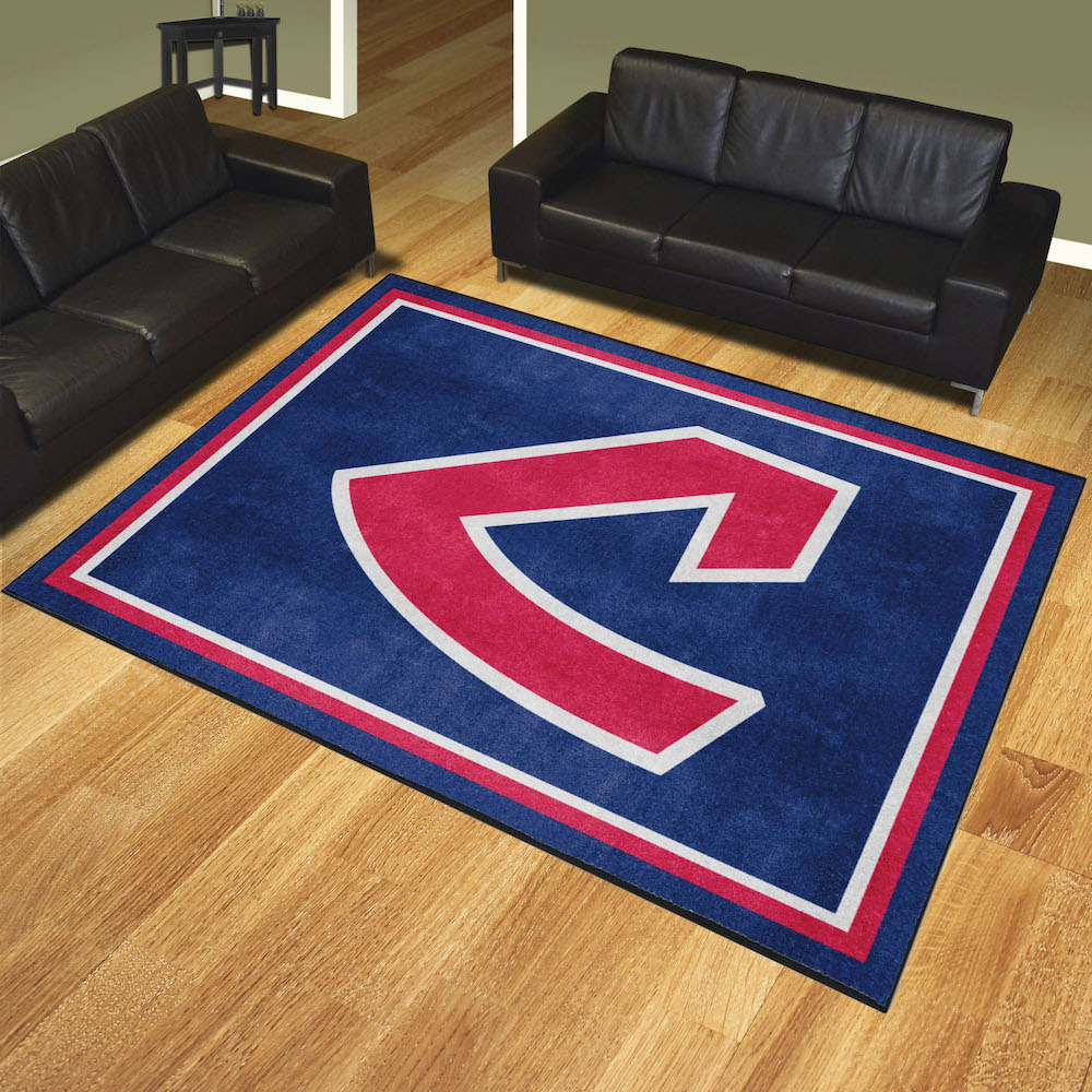 Cleveland Indians MLBCC Vintage Ultra Plush 8x10 Area Rug Throwback Logo