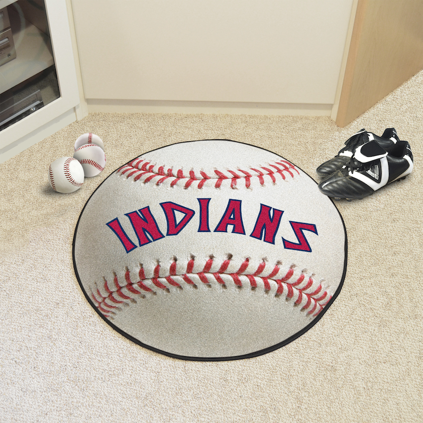 Cleveland Indians MLBCC Vintage Baseball Mat Throwback Logo