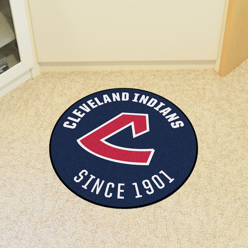 Cleveland Indians MLBCC Vintage Roundel Mat Throwback Logo