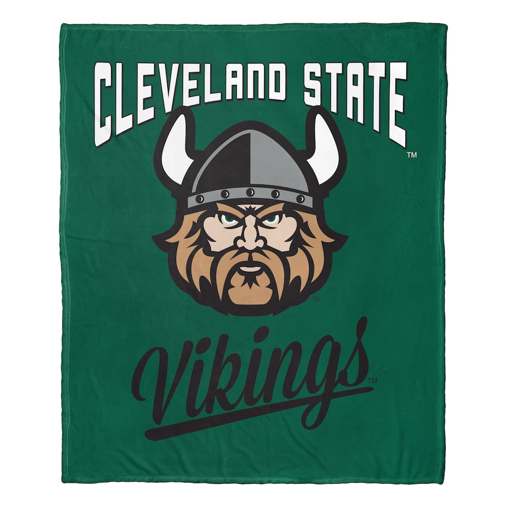 Cleveland State Vikings ALUMNI Silk Touch Throw Blanket 50 x 60 inch