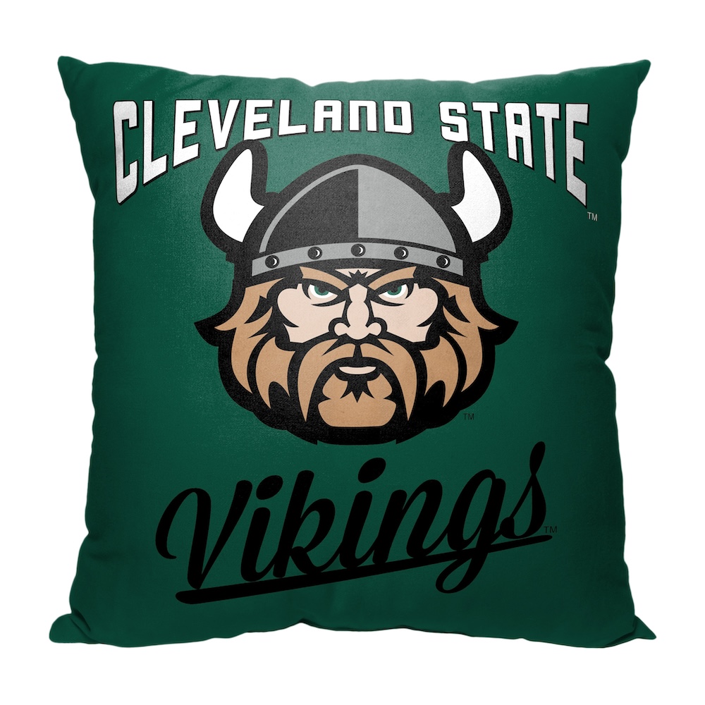 Cleveland State Vikings ALUMNI Decorative Throw Pillow 18 x 18 inch