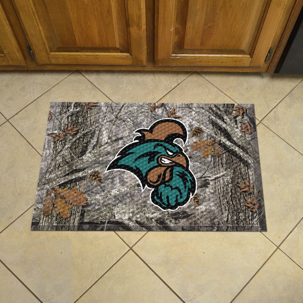 Coastal Carolina Chanticleers Camo Style SCRAPER Door Mat