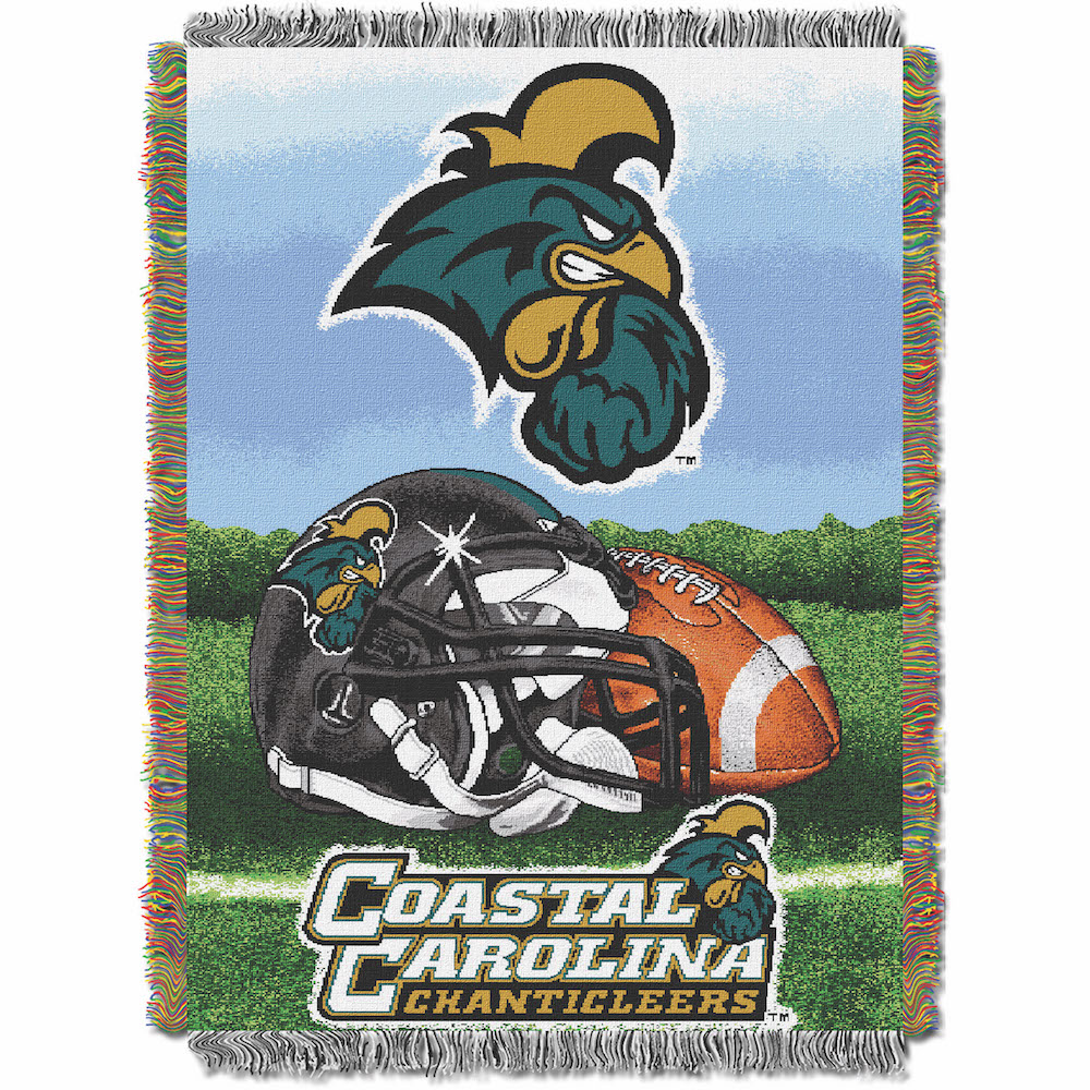 Coastal Carolina Chanticleers Home Field Advantage Series Tapestry Blanket 48 x 60